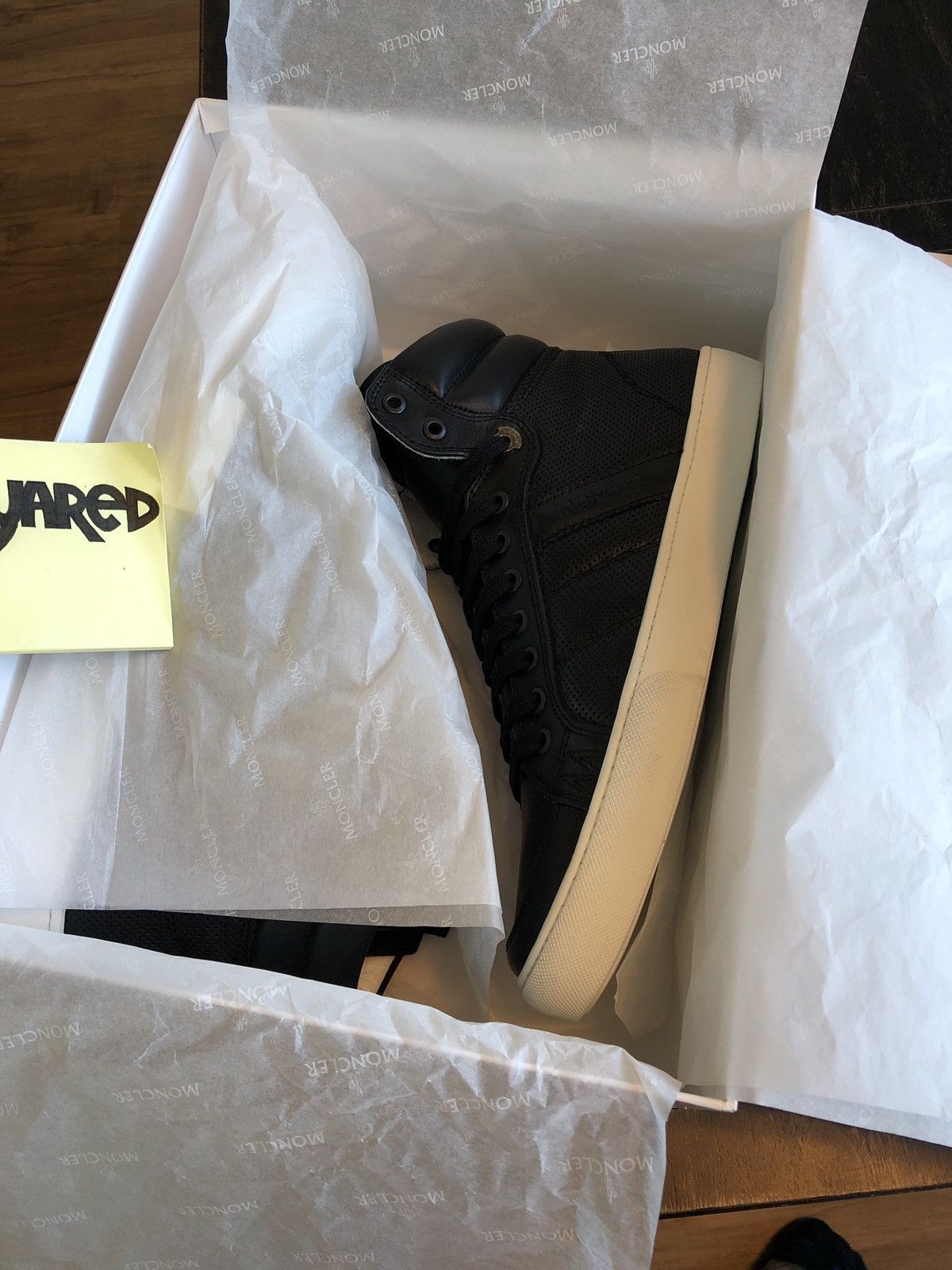 Moncler Lyon Scarpa Leather High-top Sneakers | Grailed