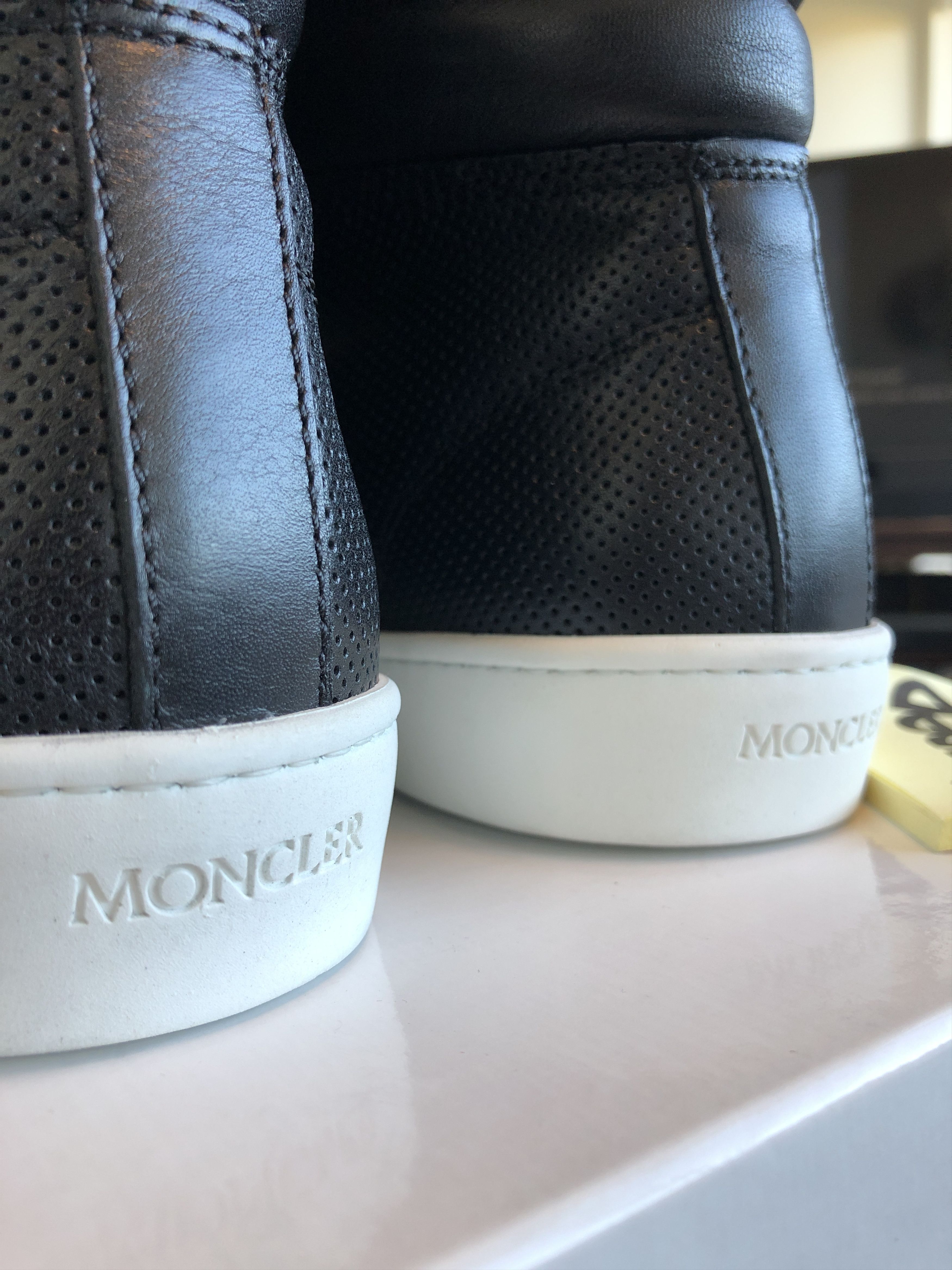 Moncler Lyon Scarpa Leather High-top Sneakers | Grailed