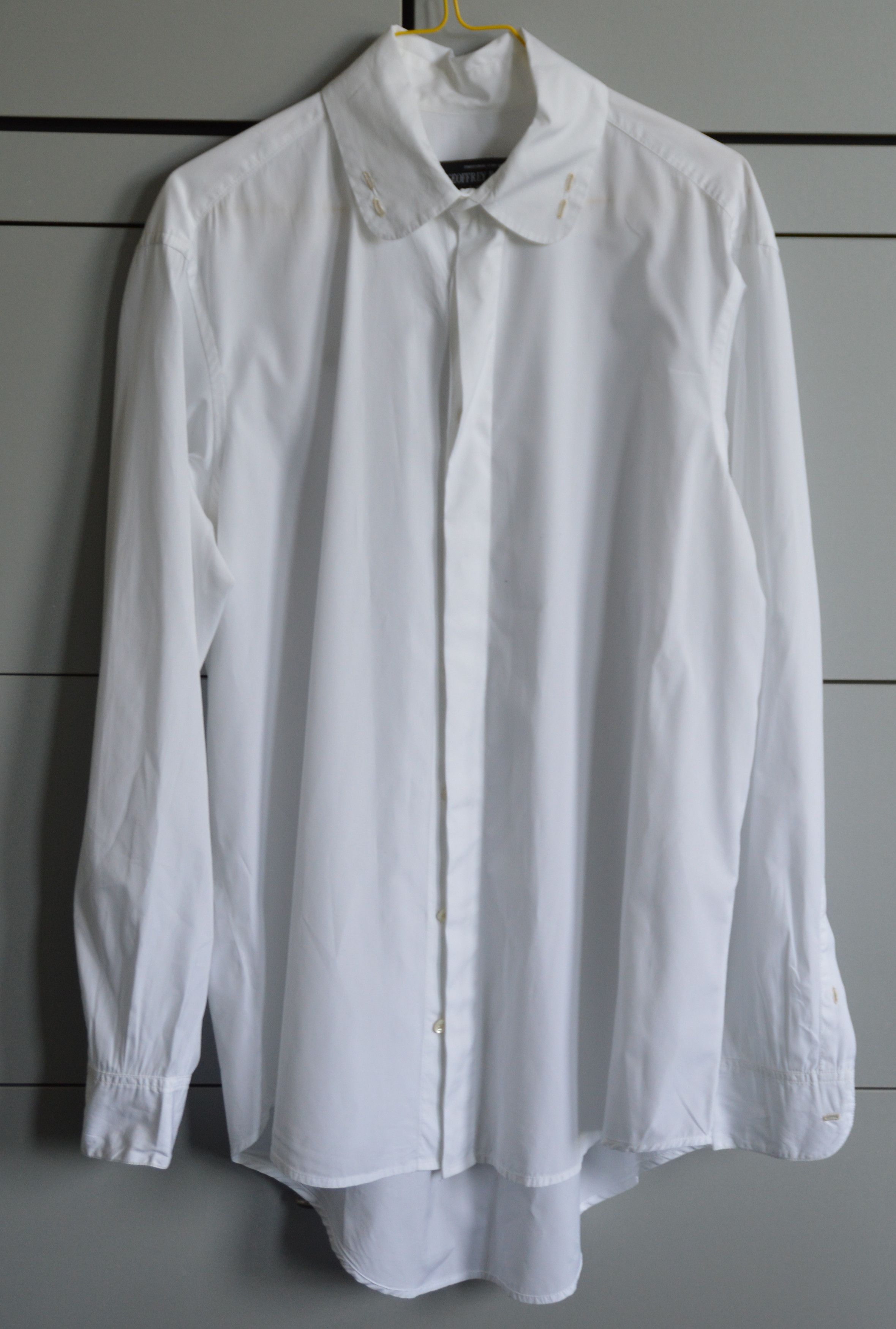 Geoffrey B. Small Handmade Silk Printed Blouse in Geometric