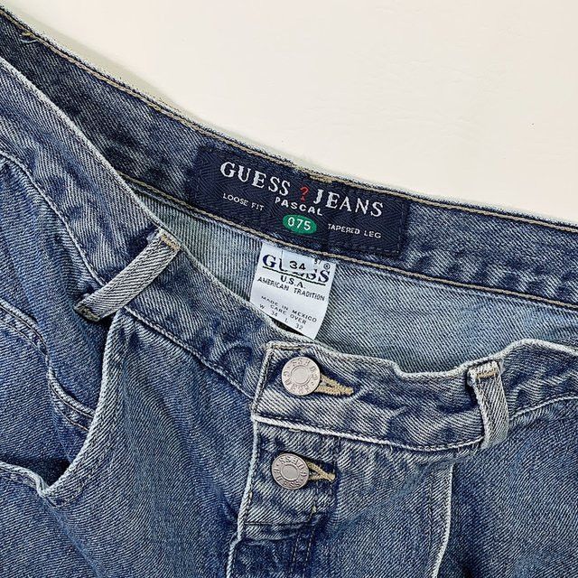 Vintage Vintage 90s Guess Jeans Pascal 075 Loose Fit Tapered Leg | Grailed