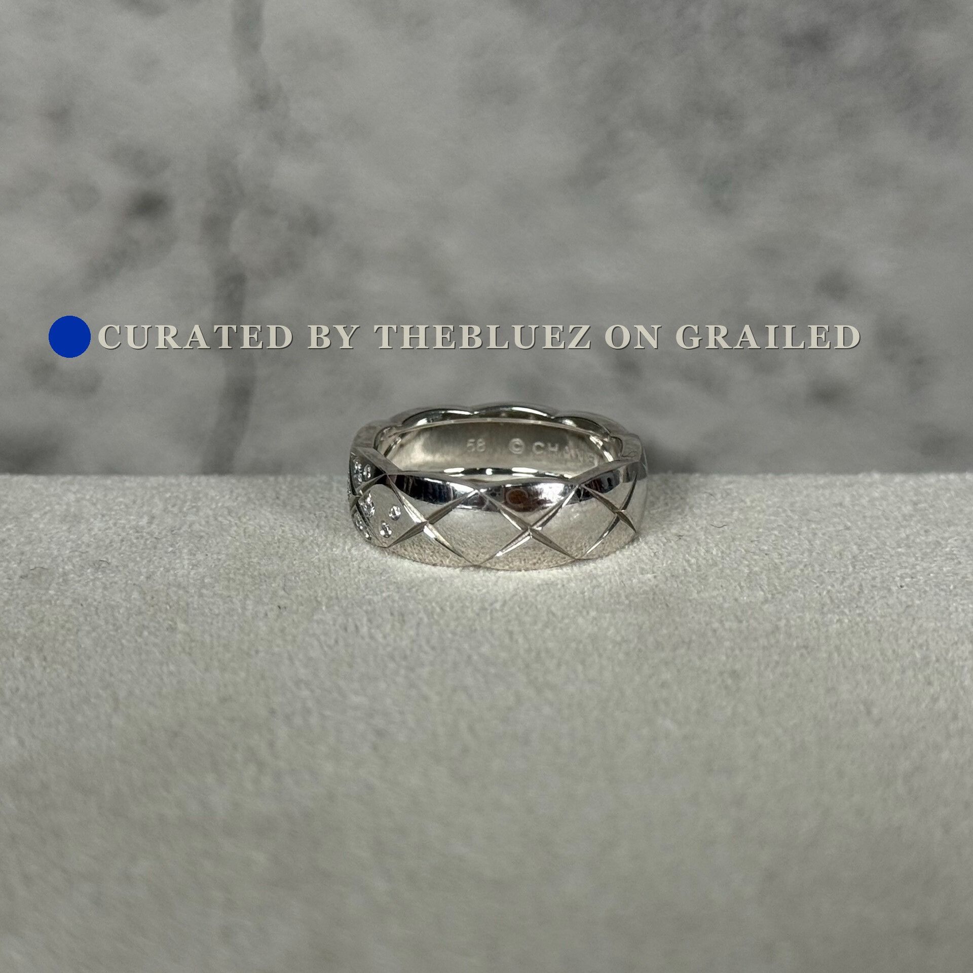 Chanel Chanel COCO CRUSH Quilted Diamond Ring Size ONE SIZE - 3 Thumbnail