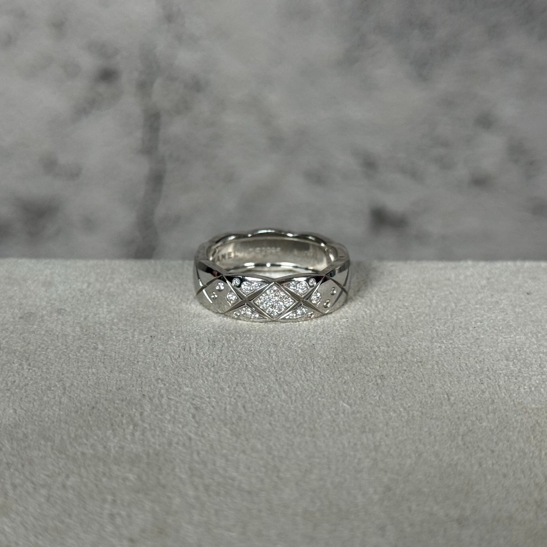 Chanel Chanel COCO CRUSH Quilted Diamond Ring Size ONE SIZE - 2 Thumbnail