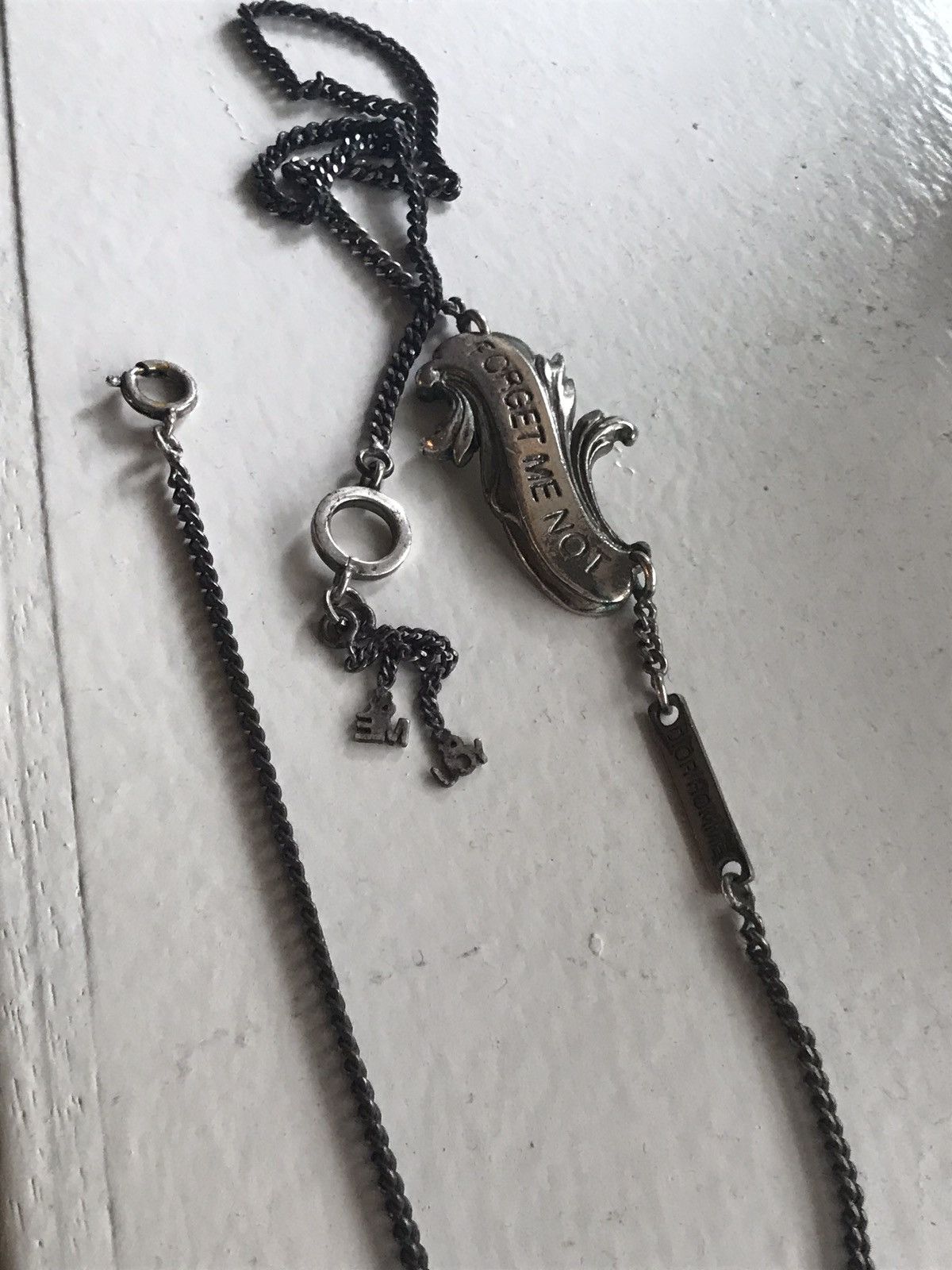 Dior × Hedi Slimane Dior Homme AW06 Forget Me Not Necklace