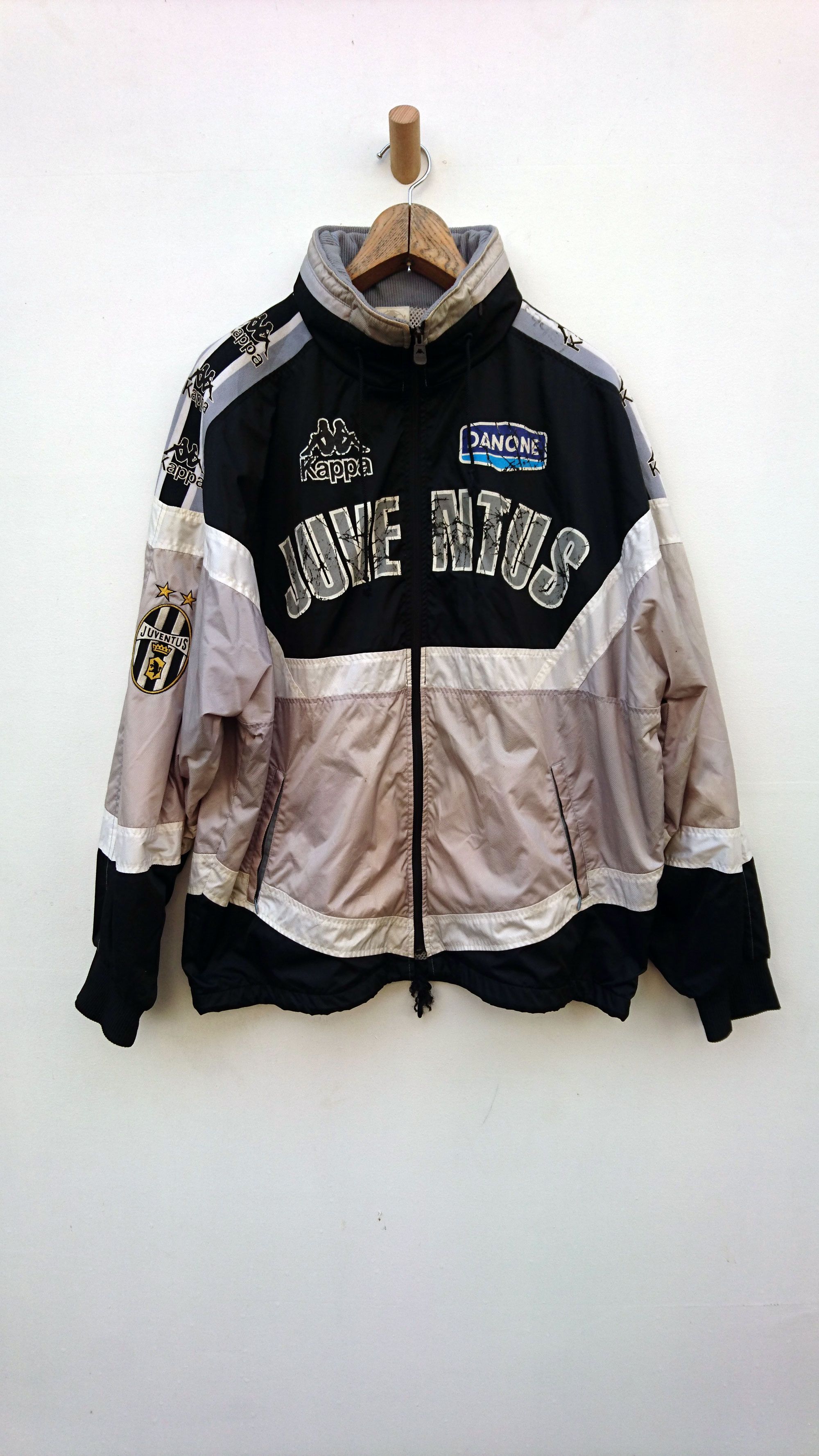Danone Juventus Jacket Kappa VINTAGE 1990's KAPPA JUVENTUS TRACK