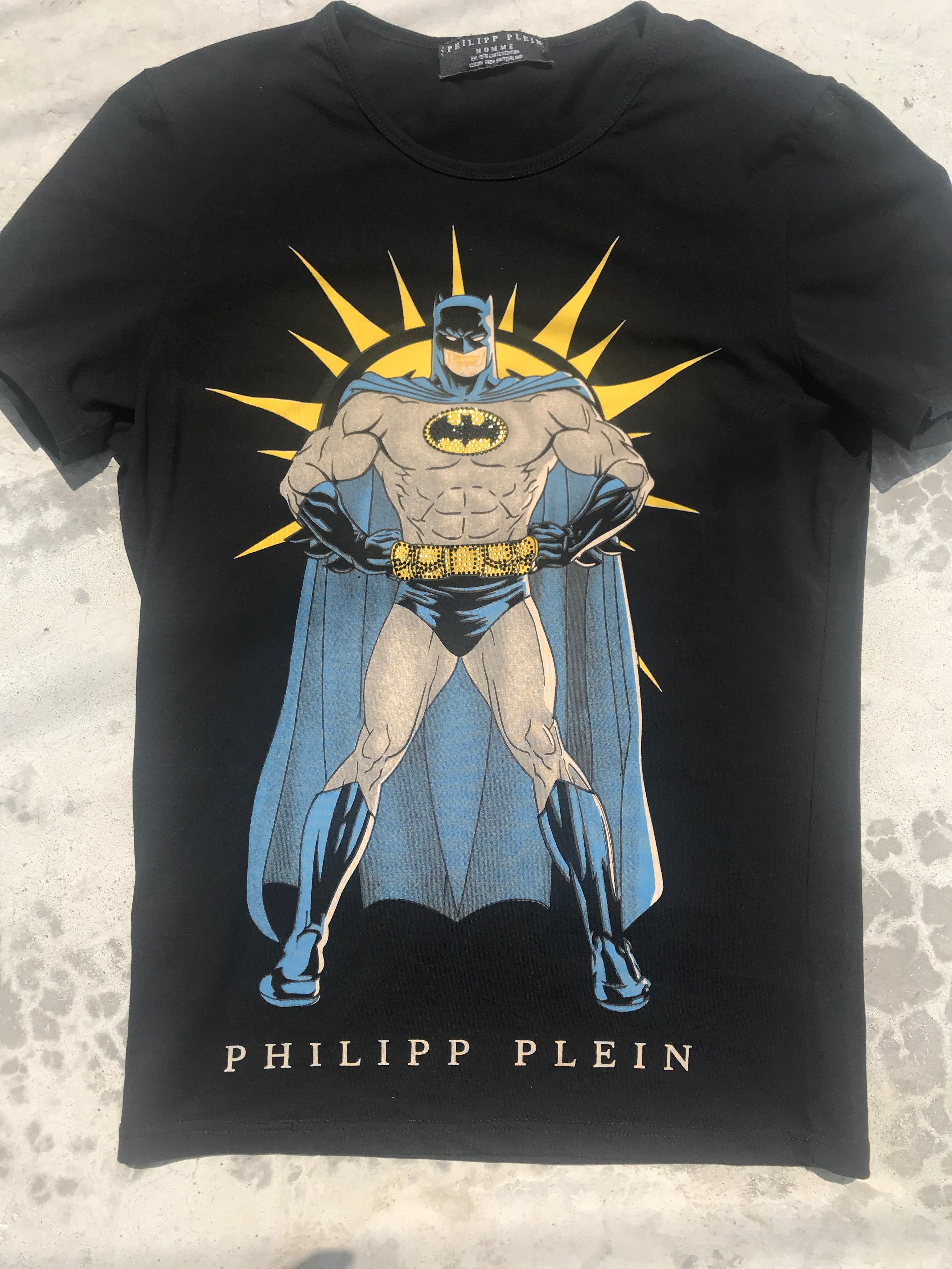 Philipp plein batman t shirt hotsell