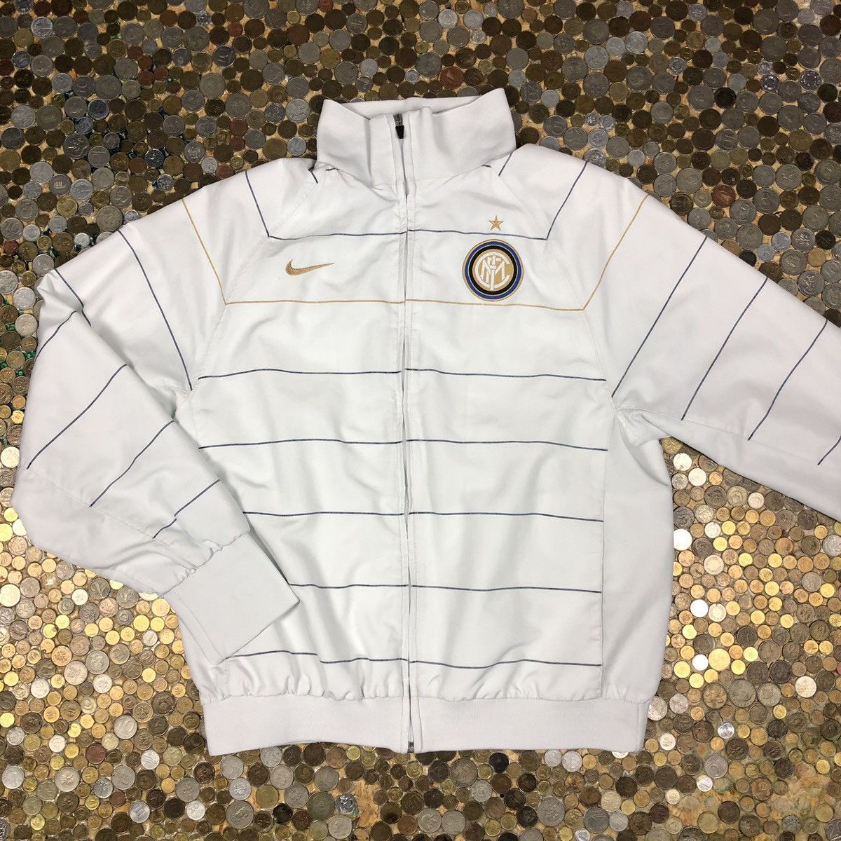 Nike Nike zip sweatshirt Inter Mediolan football Size US M / EU 48-50 / 2 - 1 Thumbnail
