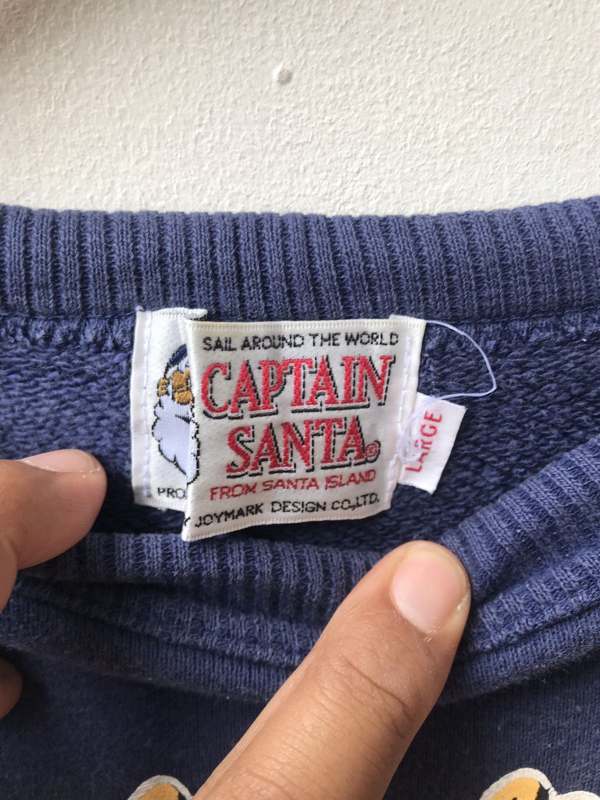 Vintage VINTAGE CARTOON SWEATSHIRT CAPTAIN SANTA AND THE GANG Size US M / EU 48-50 / 2 - 7 Thumbnail