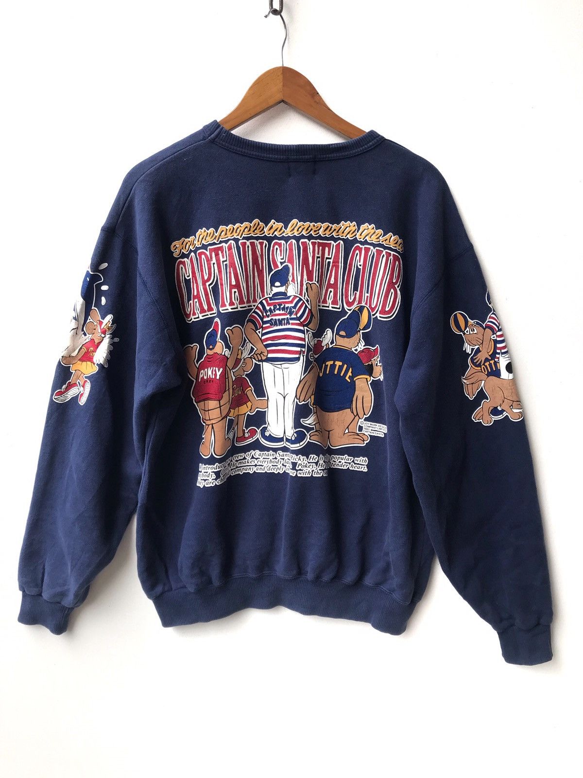 Vintage VINTAGE CARTOON SWEATSHIRT CAPTAIN SANTA AND THE GANG Size US M / EU 48-50 / 2 - 2 Thumbnail