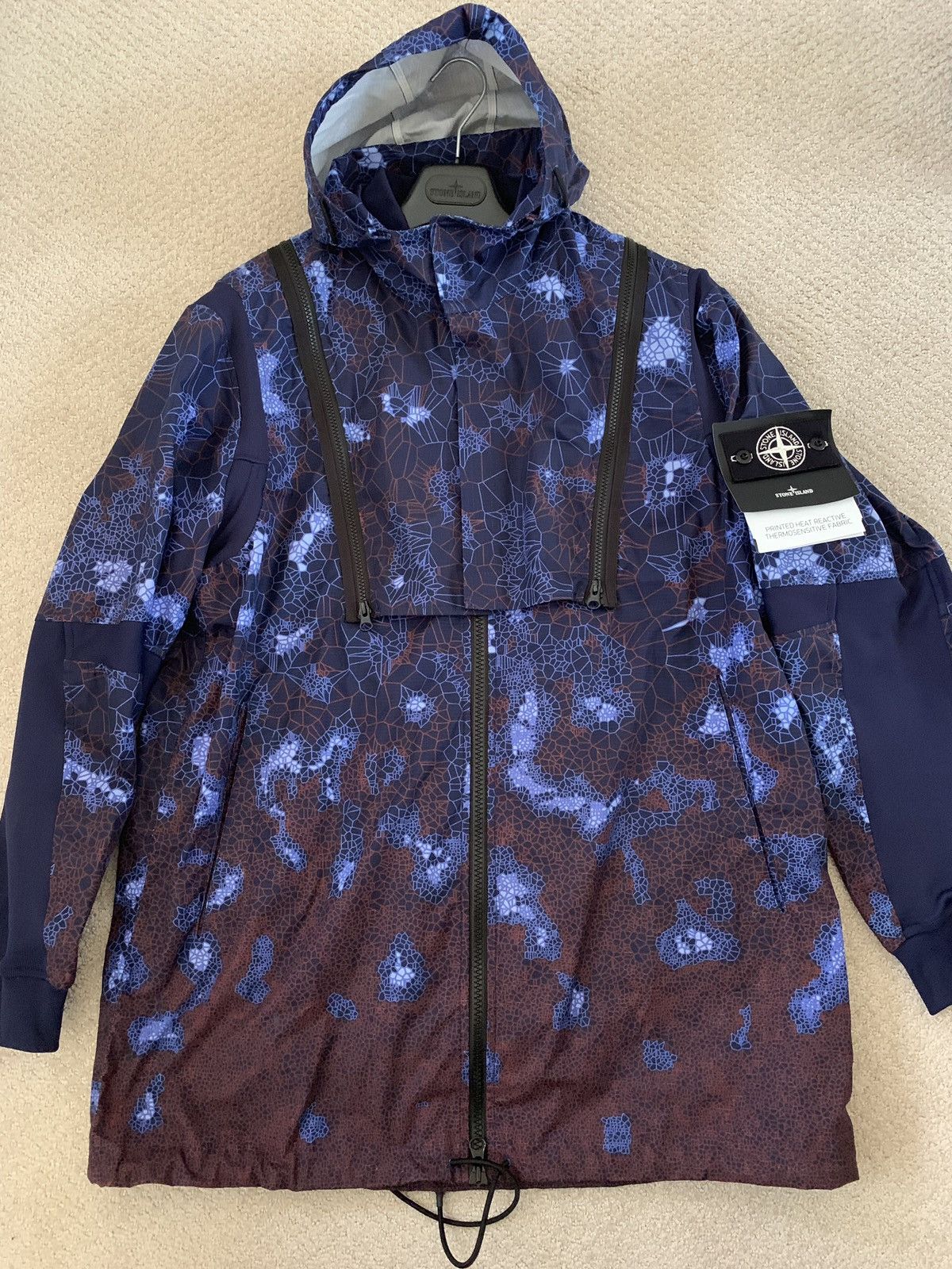 Stone Island Printed Heat Reactive Jacket, Model 449E1