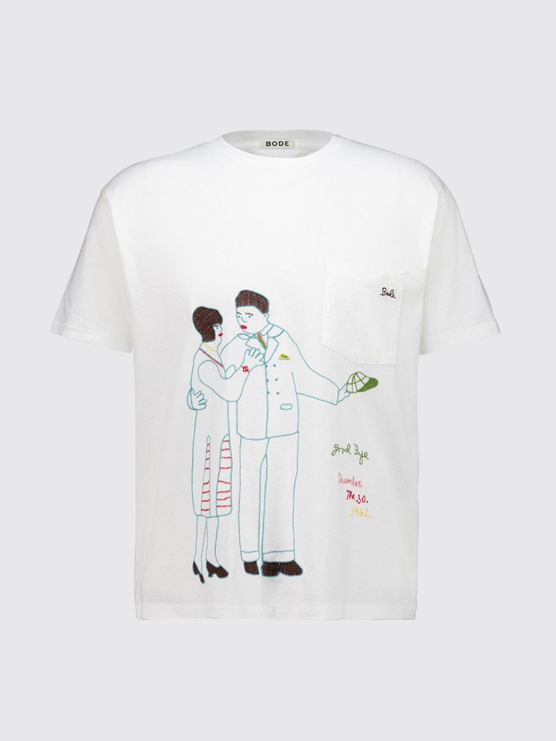 Bode T-Shirt Men Yellow Cream, Men's — image 2 of 3