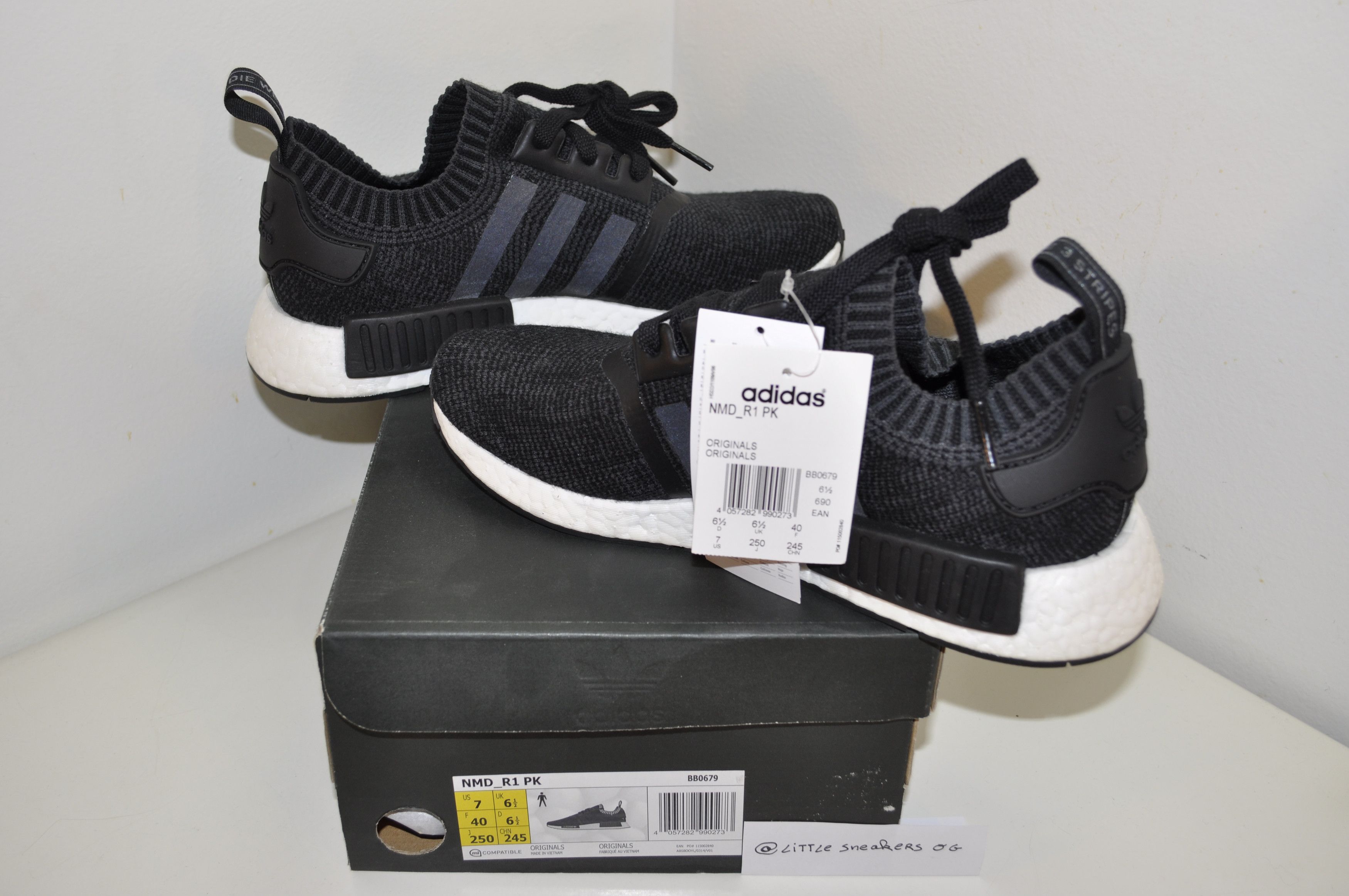 Adidas NMD Winter Wool Core Black Size US UK 40 Eu