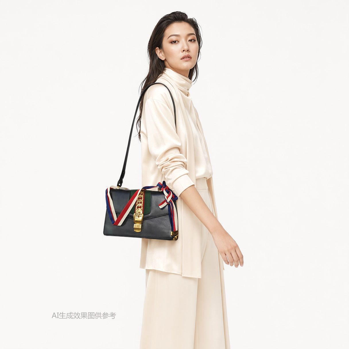 Gucci Gucci Sylvie Leather Shoulder Bag Size Small Size ONE SIZE - 2 Thumbnail