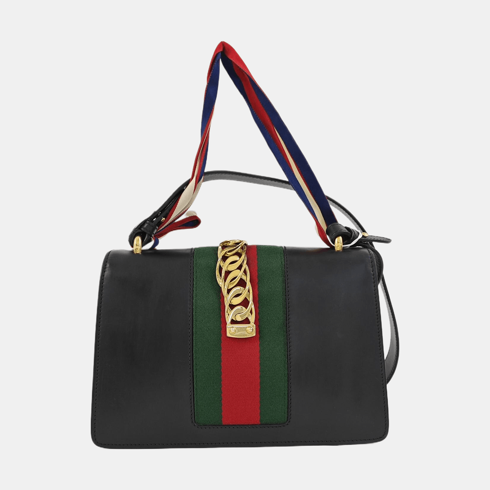 Gucci Gucci Sylvie Leather Shoulder Bag Size Small Size ONE SIZE - 5 Thumbnail
