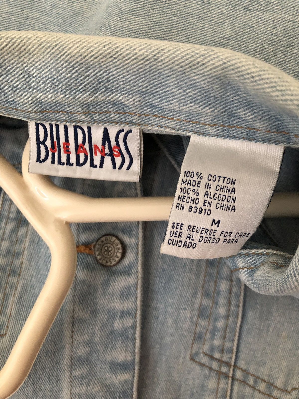 Bill Blass Bill BLASS Jean Jacket Size US M / EU 48-50 / 2 - 2 Thumbnail