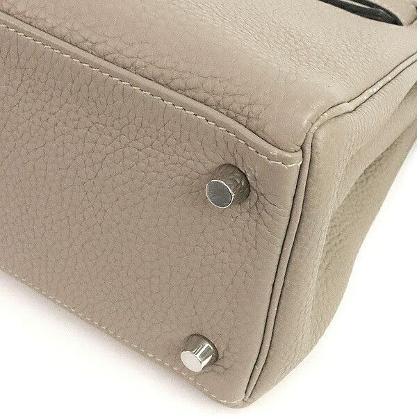 Hermes HERMES Kelly 28 Retourne Handbag Gray Size ONE SIZE - 3 Thumbnail