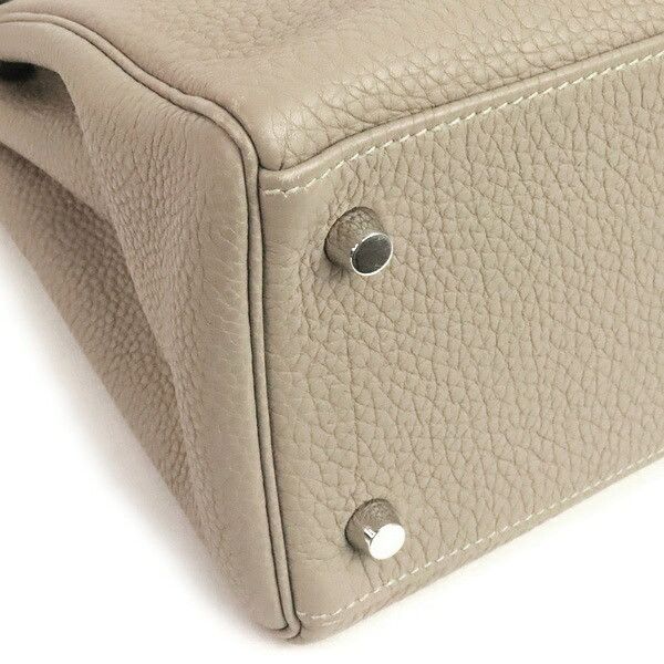 Hermes HERMES Kelly 28 Retourne Handbag Gray Size ONE SIZE - 4 Thumbnail