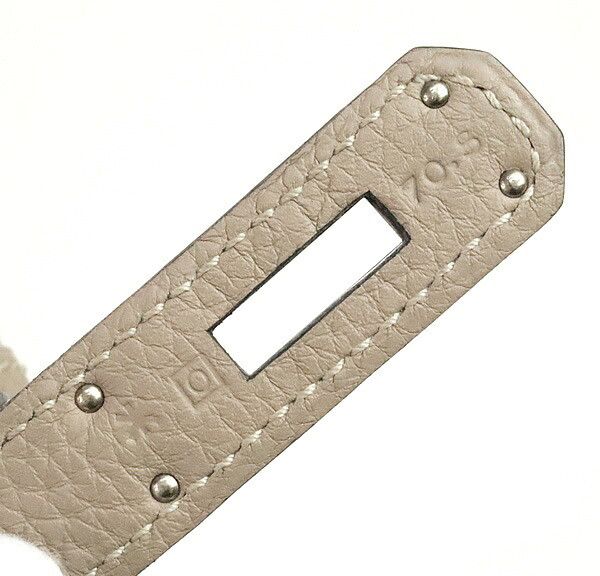 Hermes HERMES Kelly 28 Retourne Handbag Gray Size ONE SIZE - 9 Thumbnail
