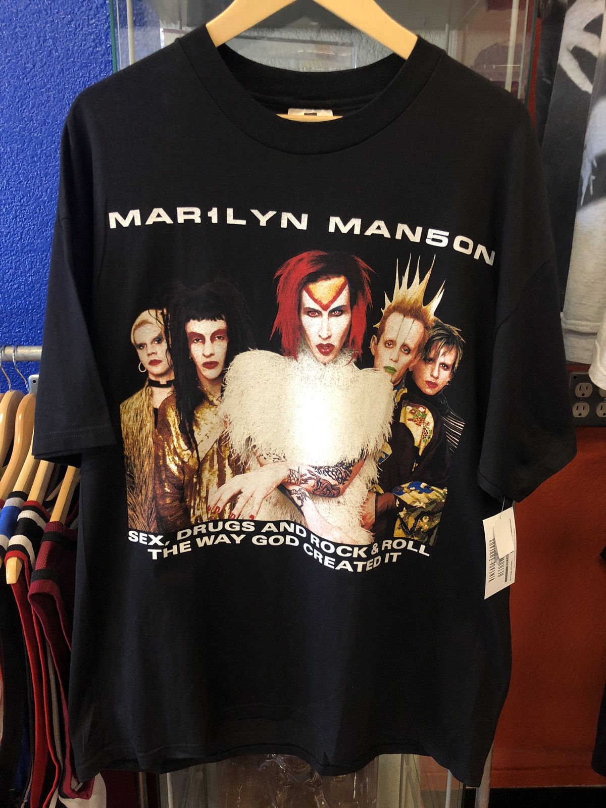 Band Tees × Marilyn Manson × Vintage Vintage 1999 Marilyn Manson 