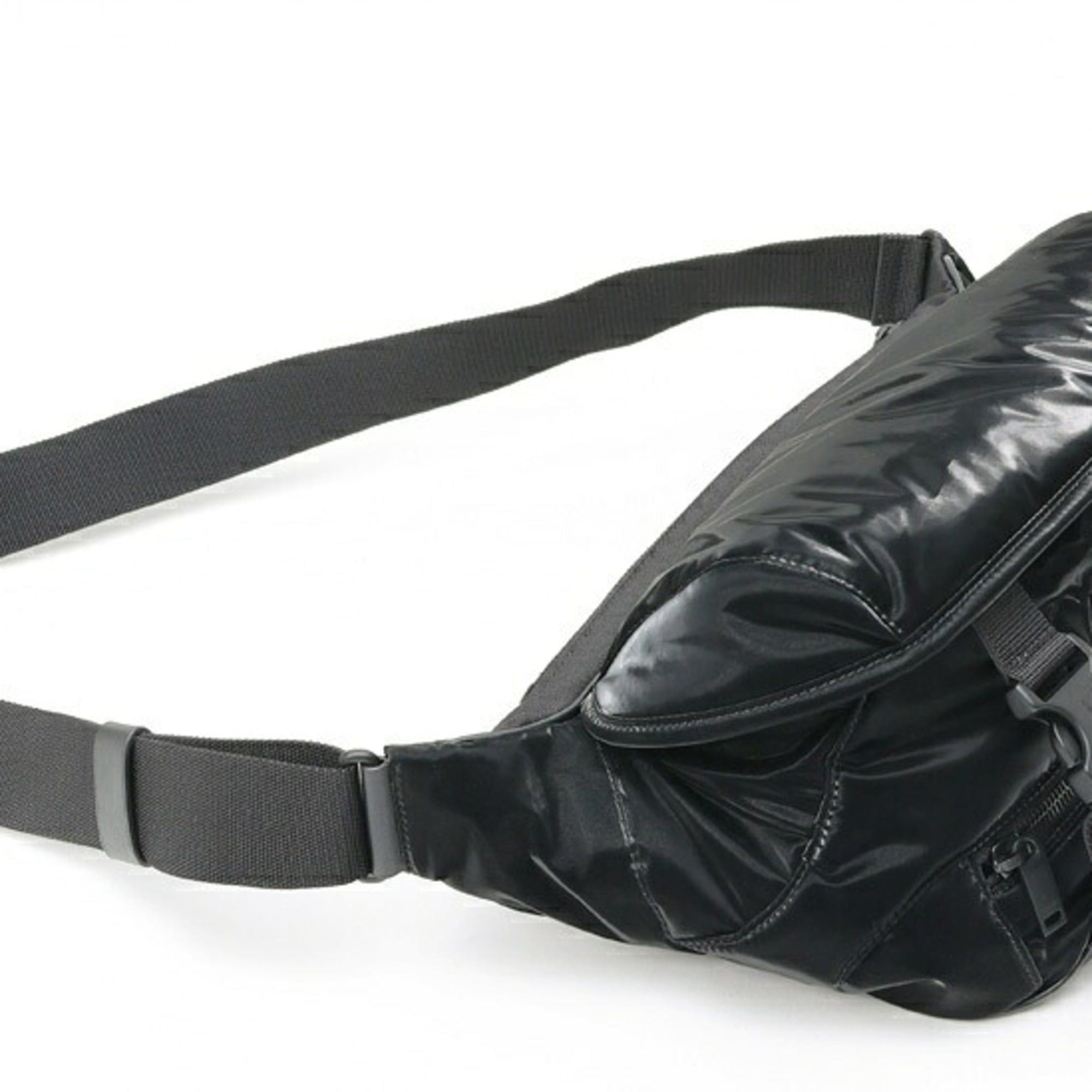 Saint Laurent Paris Saint Laurent body bag, model 758258, nylon, black. Size ONE SIZE - 2 Thumbnail