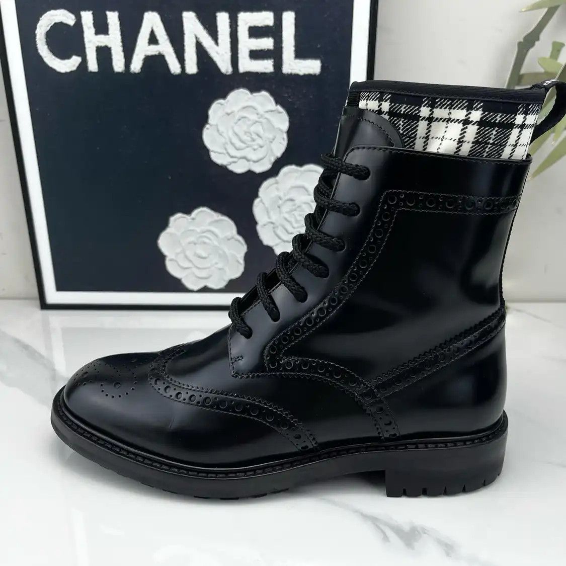 Dior DIOR black leather Women's ankle boots 36.5 Size US 6.5 / IT 36.5 - 4 Thumbnail