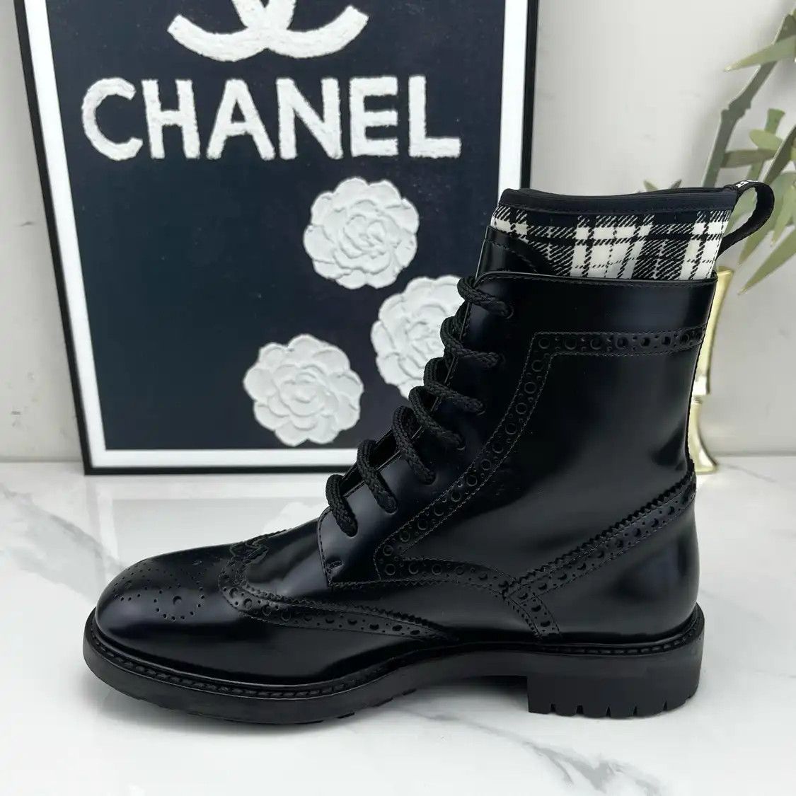 Dior DIOR black leather Women's ankle boots 36.5 Size US 6.5 / IT 36.5 - 7 Thumbnail