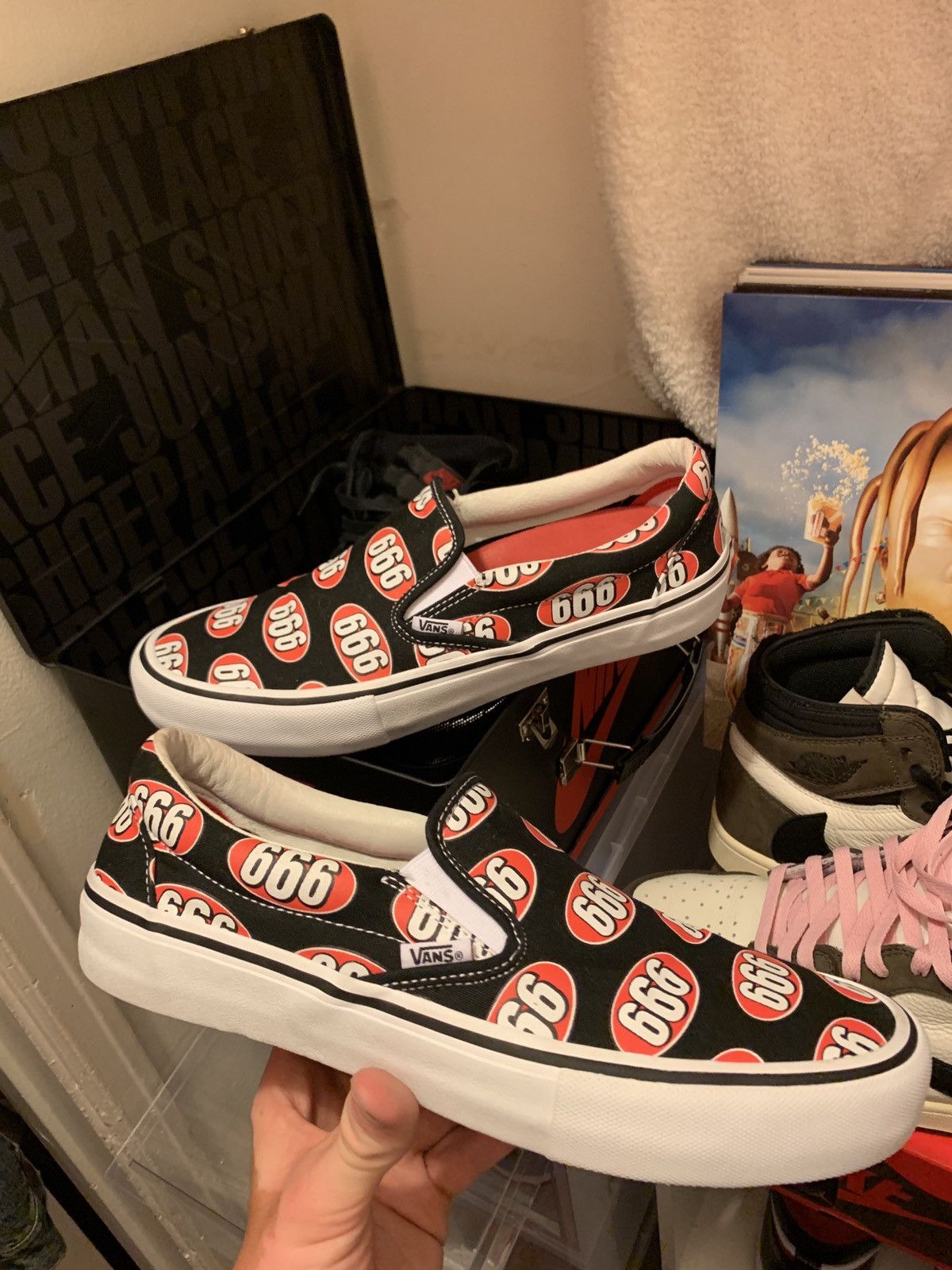 supreme vans slip