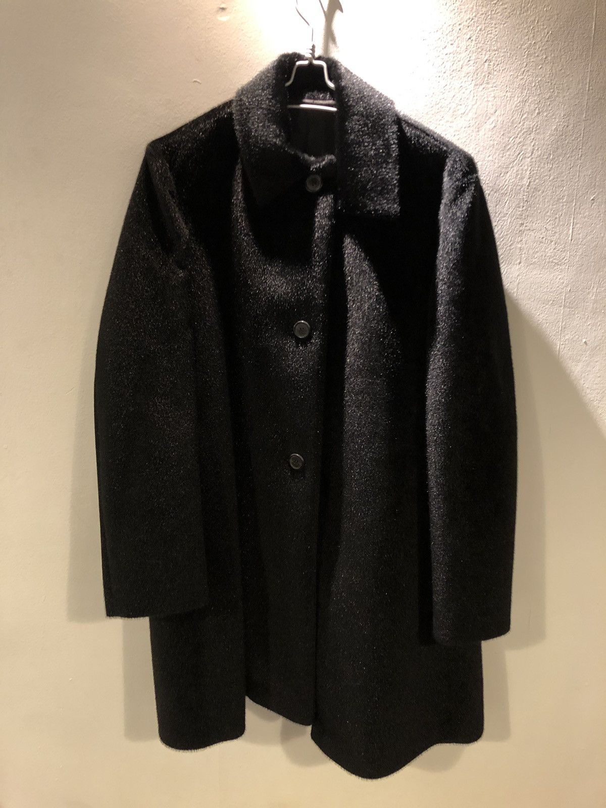 Raf Simons Raf simons Black fur coat if you know you know. | Grailed