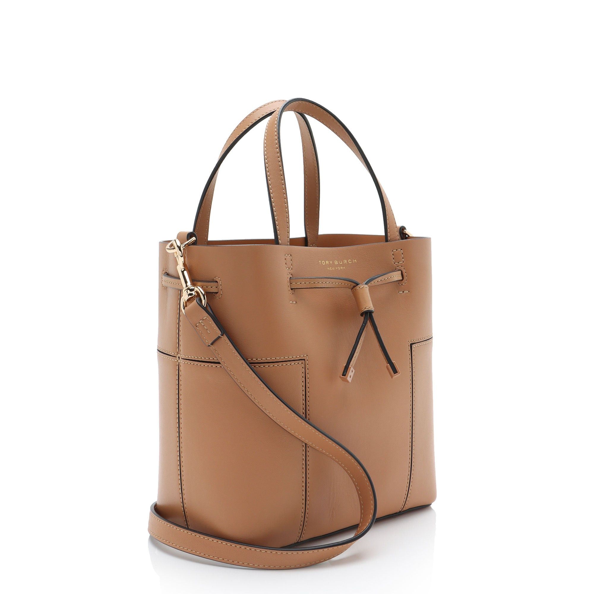Tory Burch Tory Burch Leather Block T Small Bucket Bag Size ONE SIZE - 2 Thumbnail