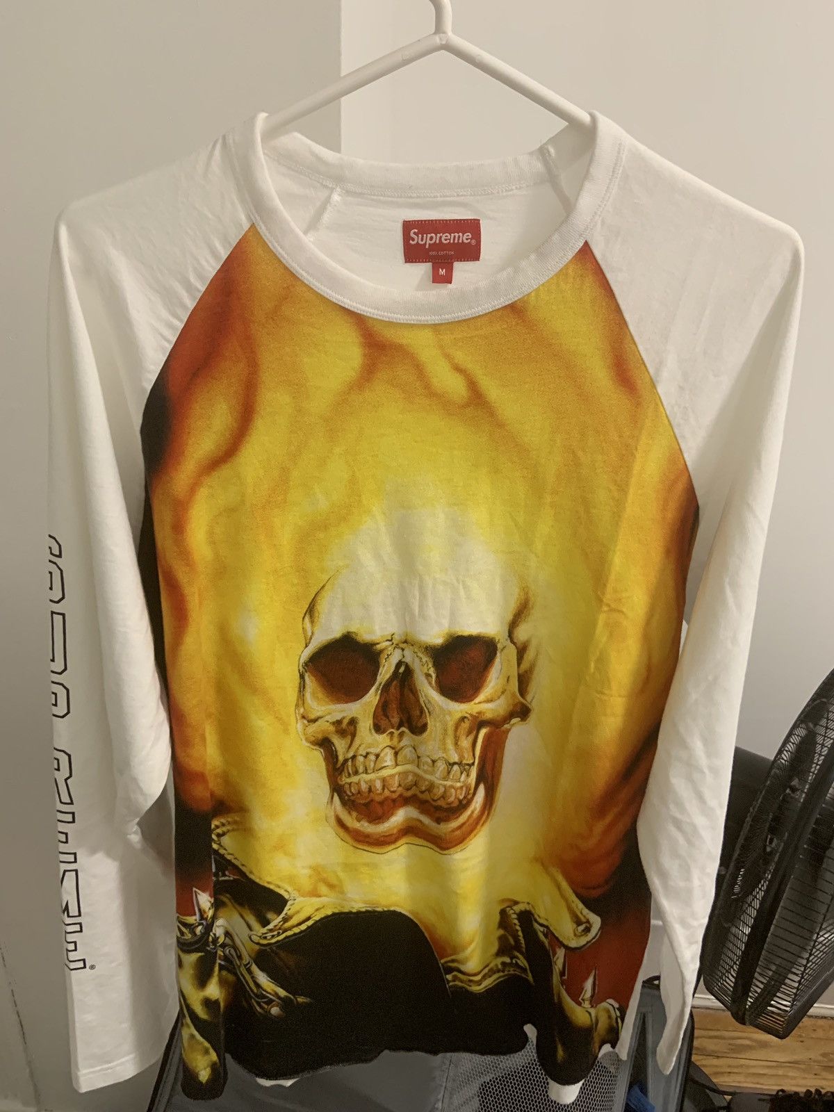 Supreme Ghost Rider Raglan Top | Grailed