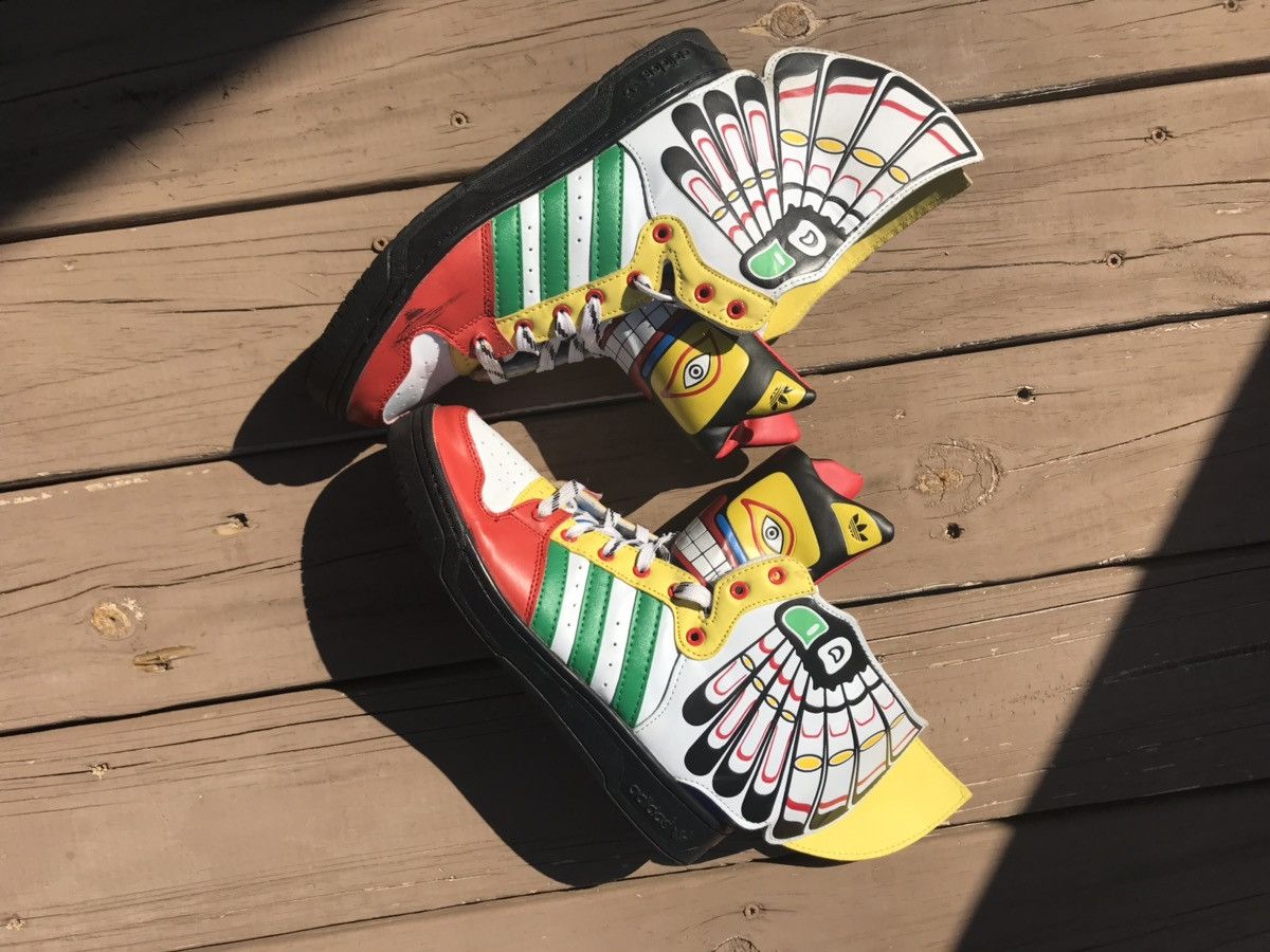 Jeremy Scott Jeremy Scott x Adidas Eagle Wings Totem Grailed