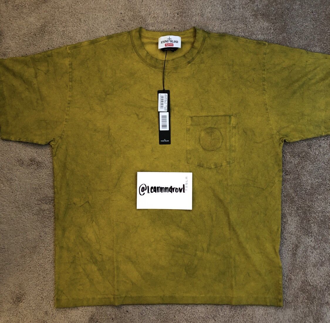 Stone Island x Supreme ポケットTシャツ Supreme X Stone Island