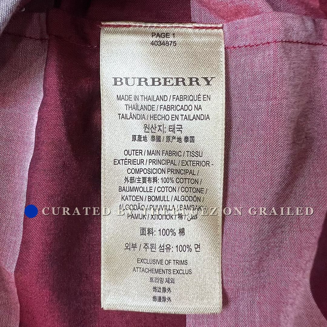 Burberry Burberry Red Check Long-Sleeve Dress Size M / US 6-8 / IT 42-44 - 4 Thumbnail