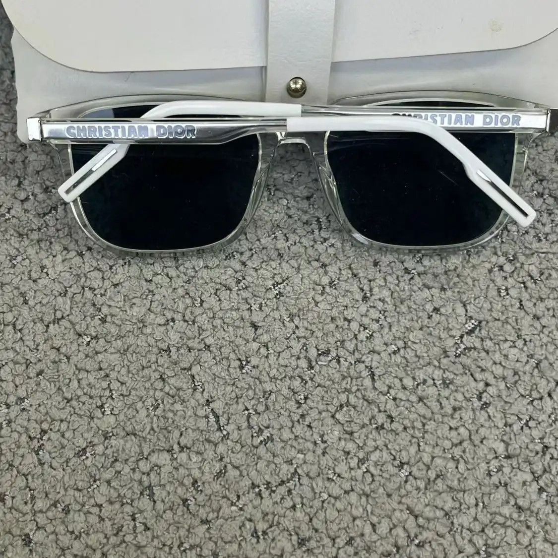 Dior DIOR transparent synthetic sunglasses Size ONE SIZE - 4 Thumbnail