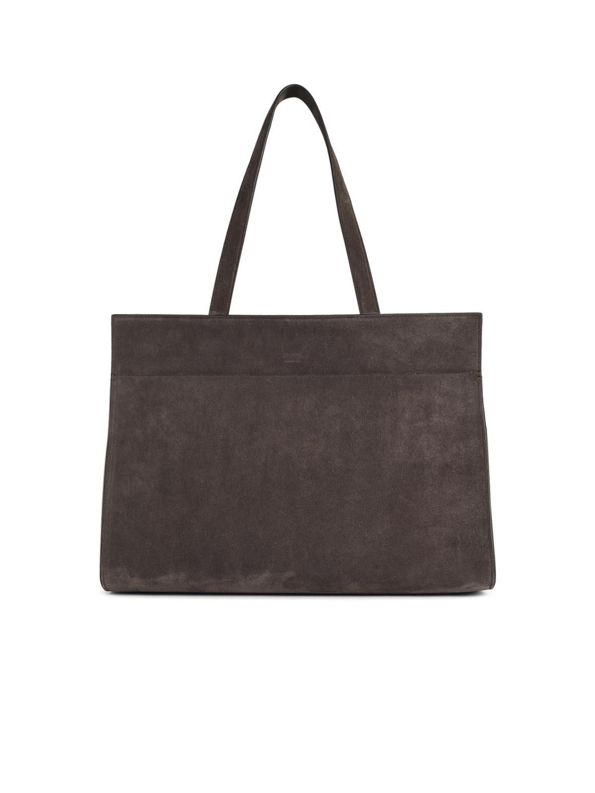 KHAITE KHAITE 'Crosby' Suede Cocoa Bag Size ONE SIZE - 3 Thumbnail