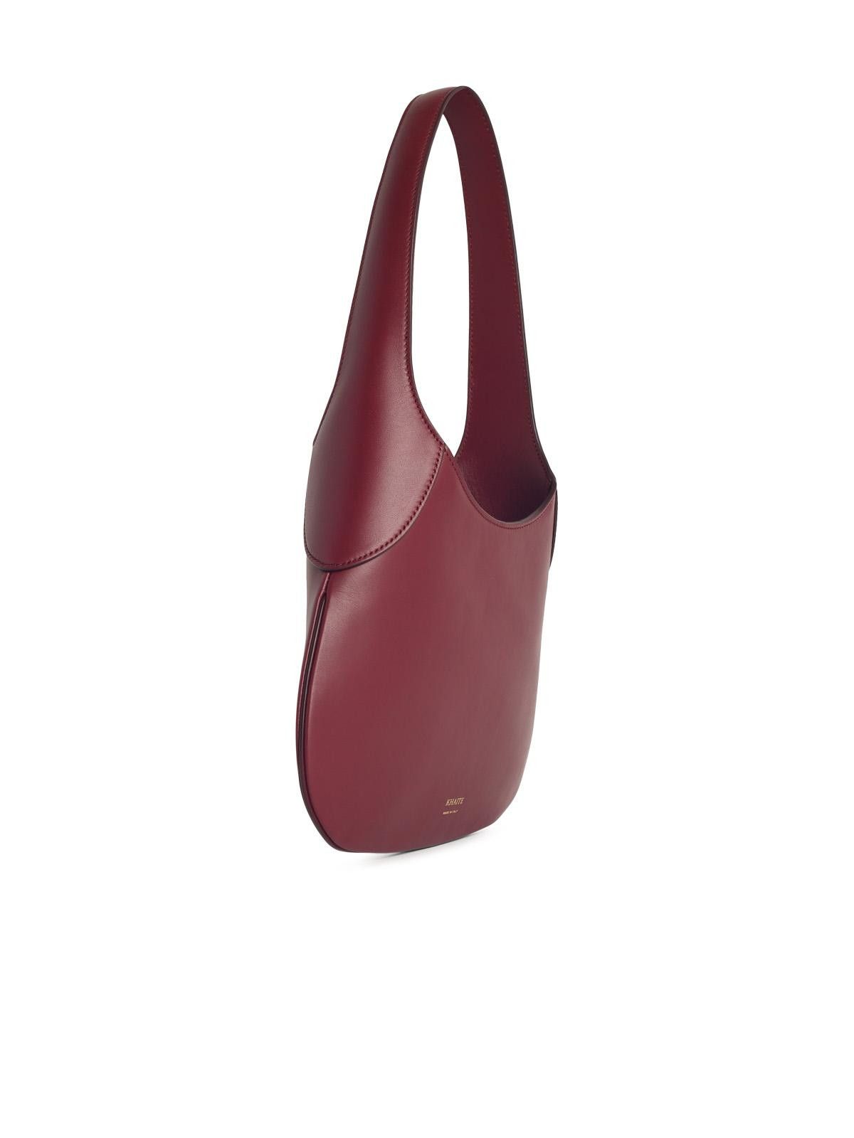 KHAITE KHAITE 'Joan' 'Oxblood' Small Burgundy Leather Bag Size ONE SIZE - 2 Thumbnail