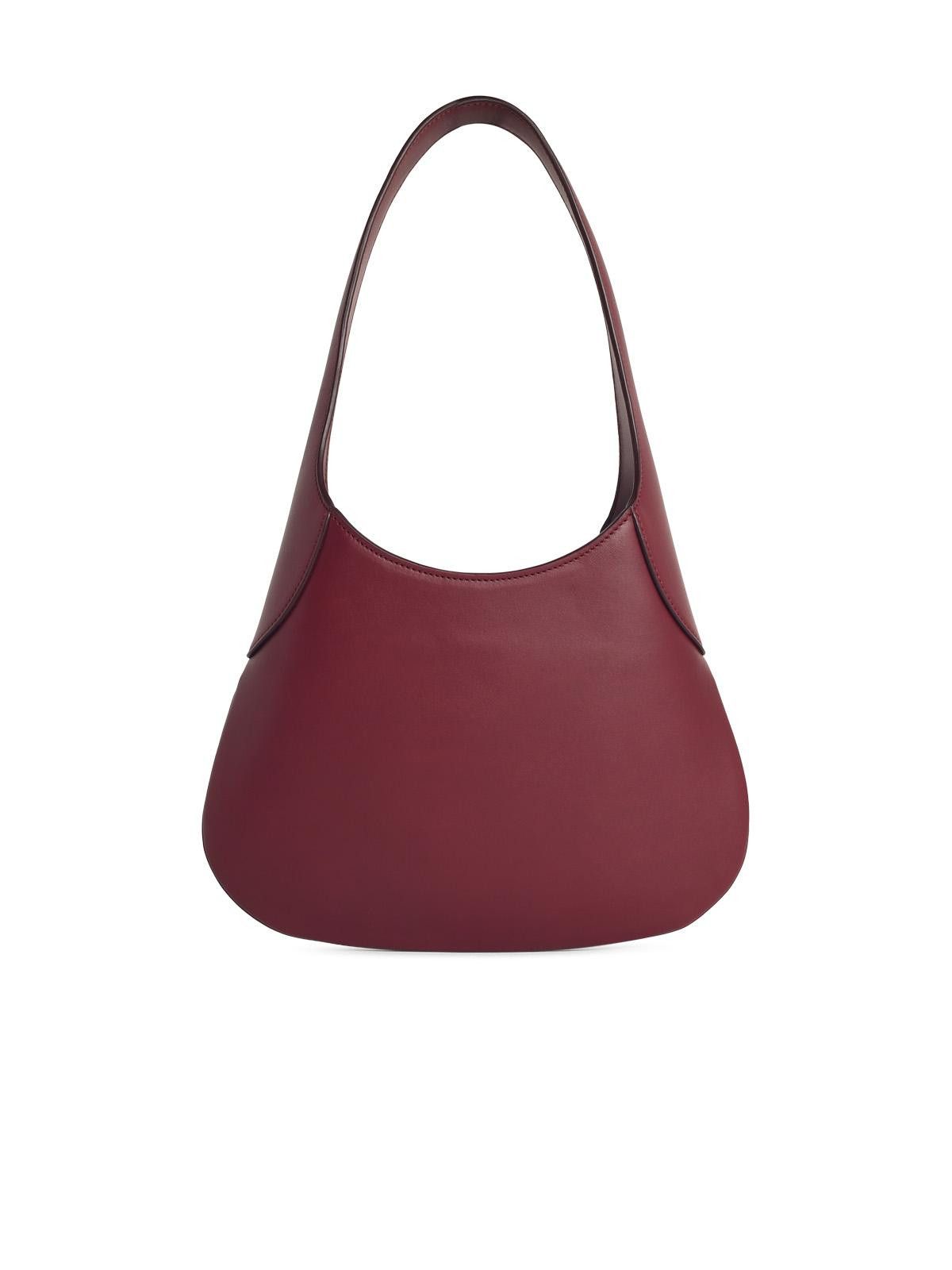 KHAITE KHAITE 'Joan' 'Oxblood' Small Burgundy Leather Bag Size ONE SIZE - 3 Thumbnail