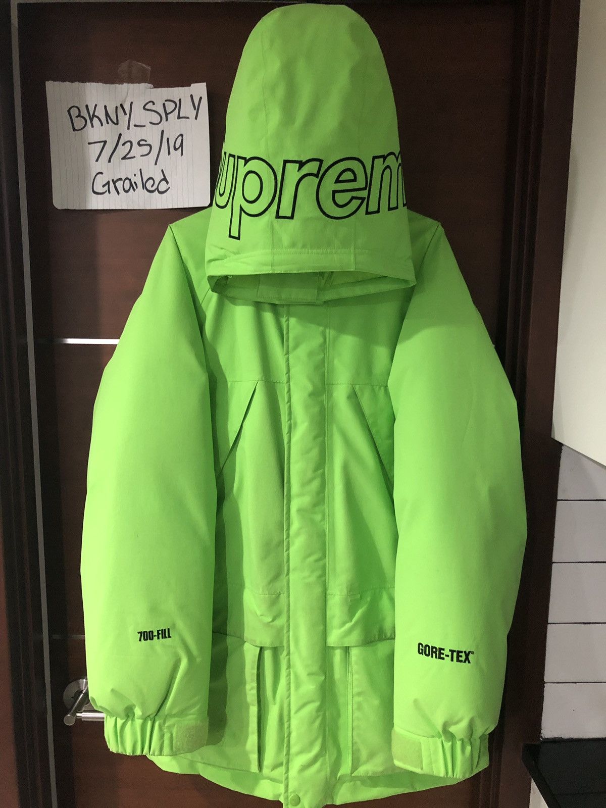 Supreme SUPREME GORE TEX 700 Fill Down Parka Grailed