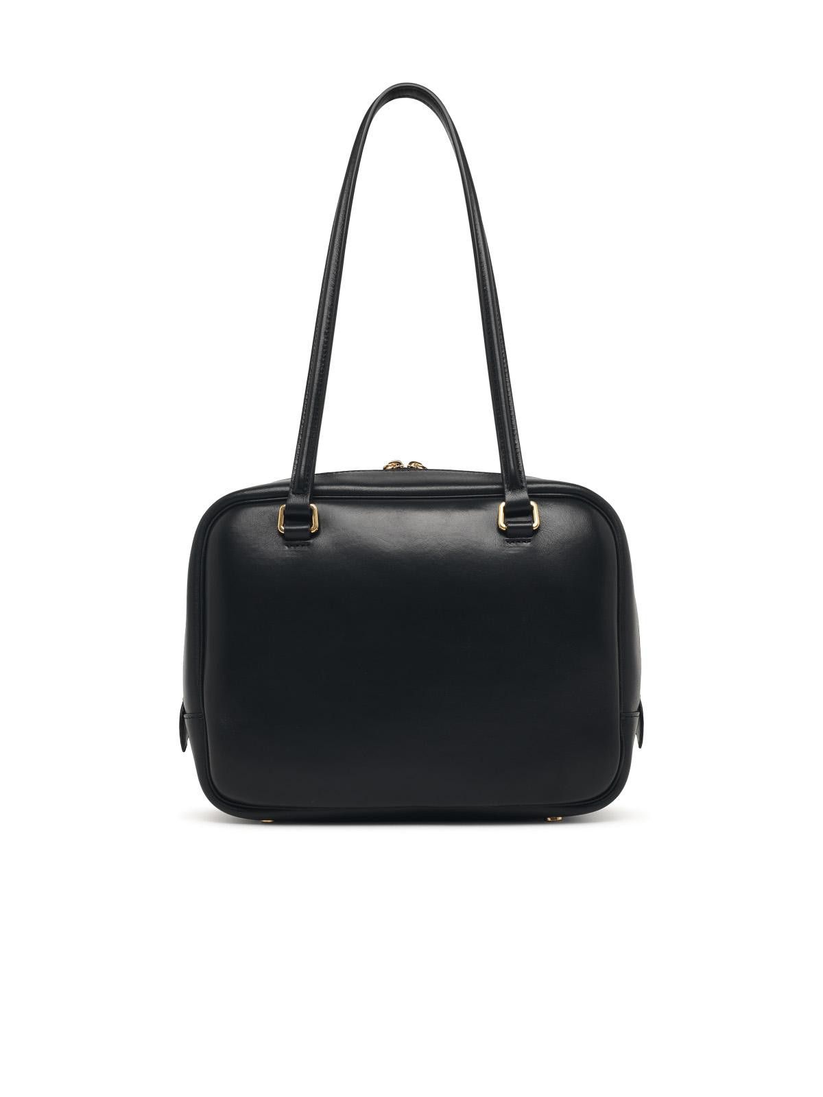 Jil Sander JIL SANDER Medium 'Vision' Black Leather Bag Size ONE SIZE - 3 Thumbnail