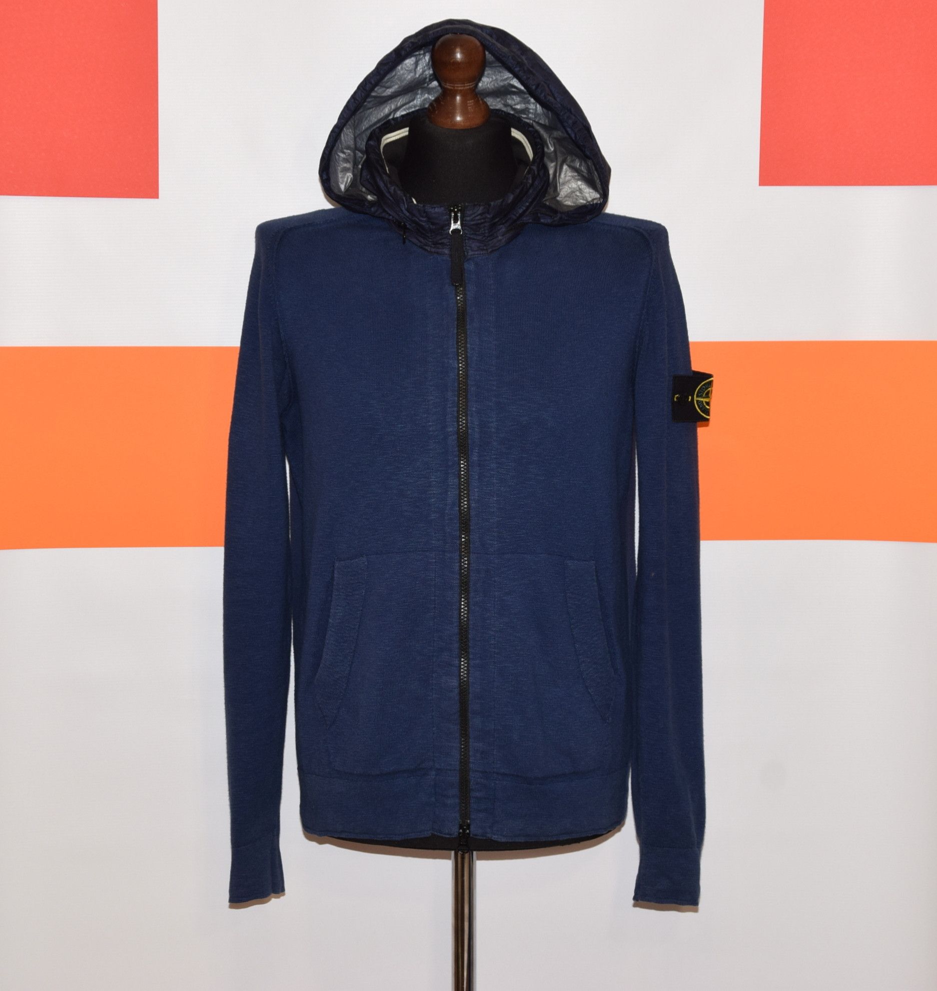 STONE Jacket Lサイズ ISLAND Hoodied Nylon