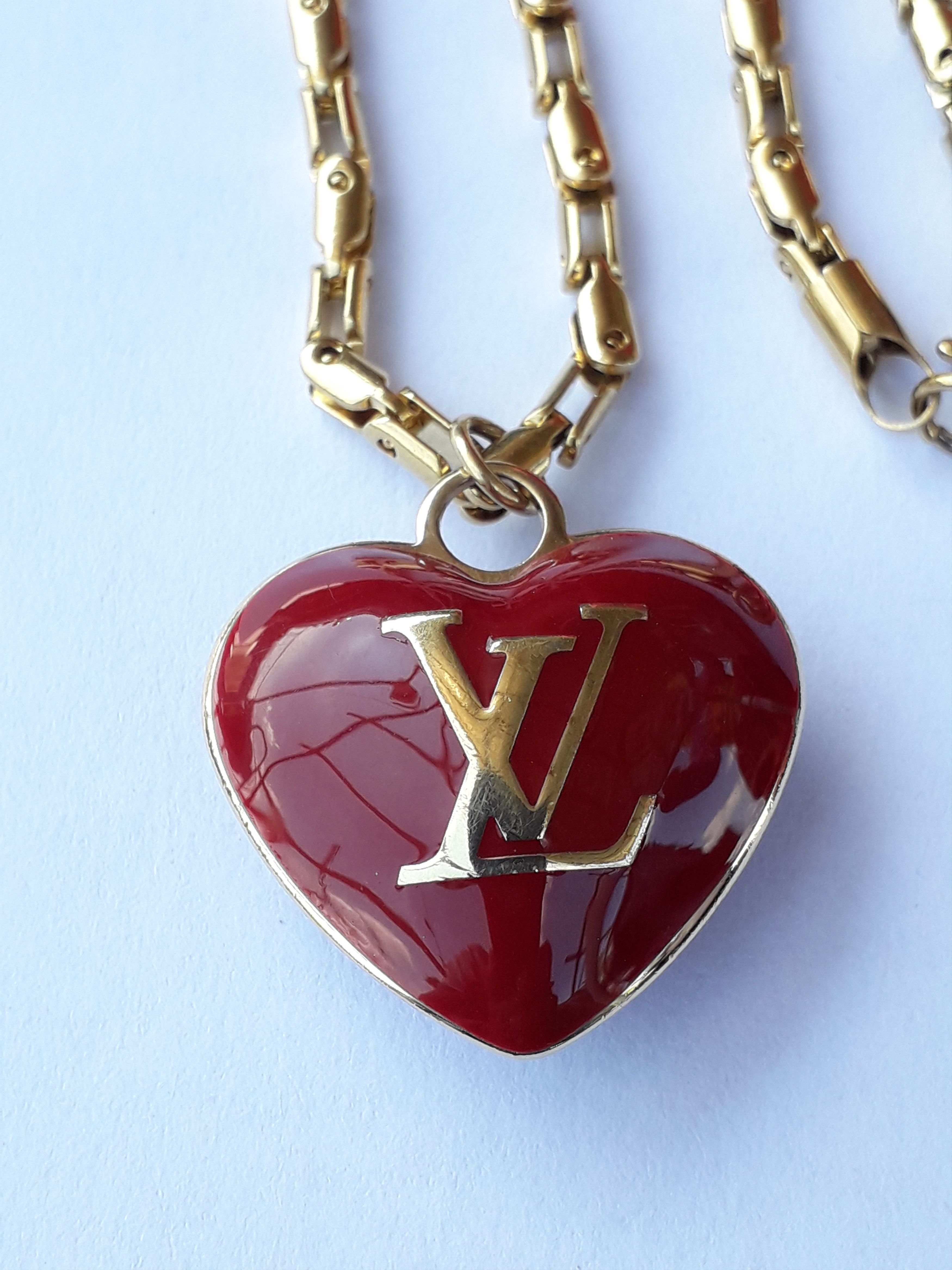 Louis Vuitton Heart Locket Necklace