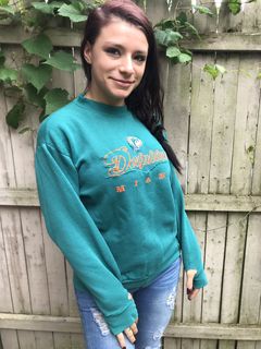 Vintage 90s NFL Miami Dolphins Sweatshirt - Fan Gift - Dingeas