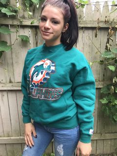 Vintage Miami Dolphins Crewneck Sweatshirt 90s NFL G16