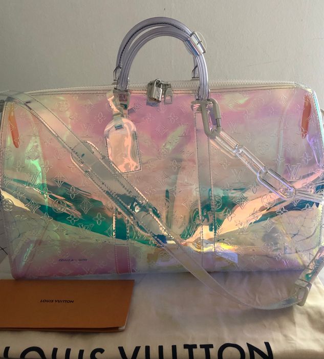 Louis Vuitton Iridescent Prism 'Keepall 50' Duffle Bag