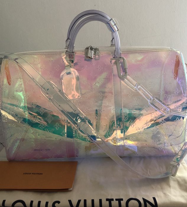 Louis Vuitton Prism Virgil Abloh Iridescent Monogram Keepall