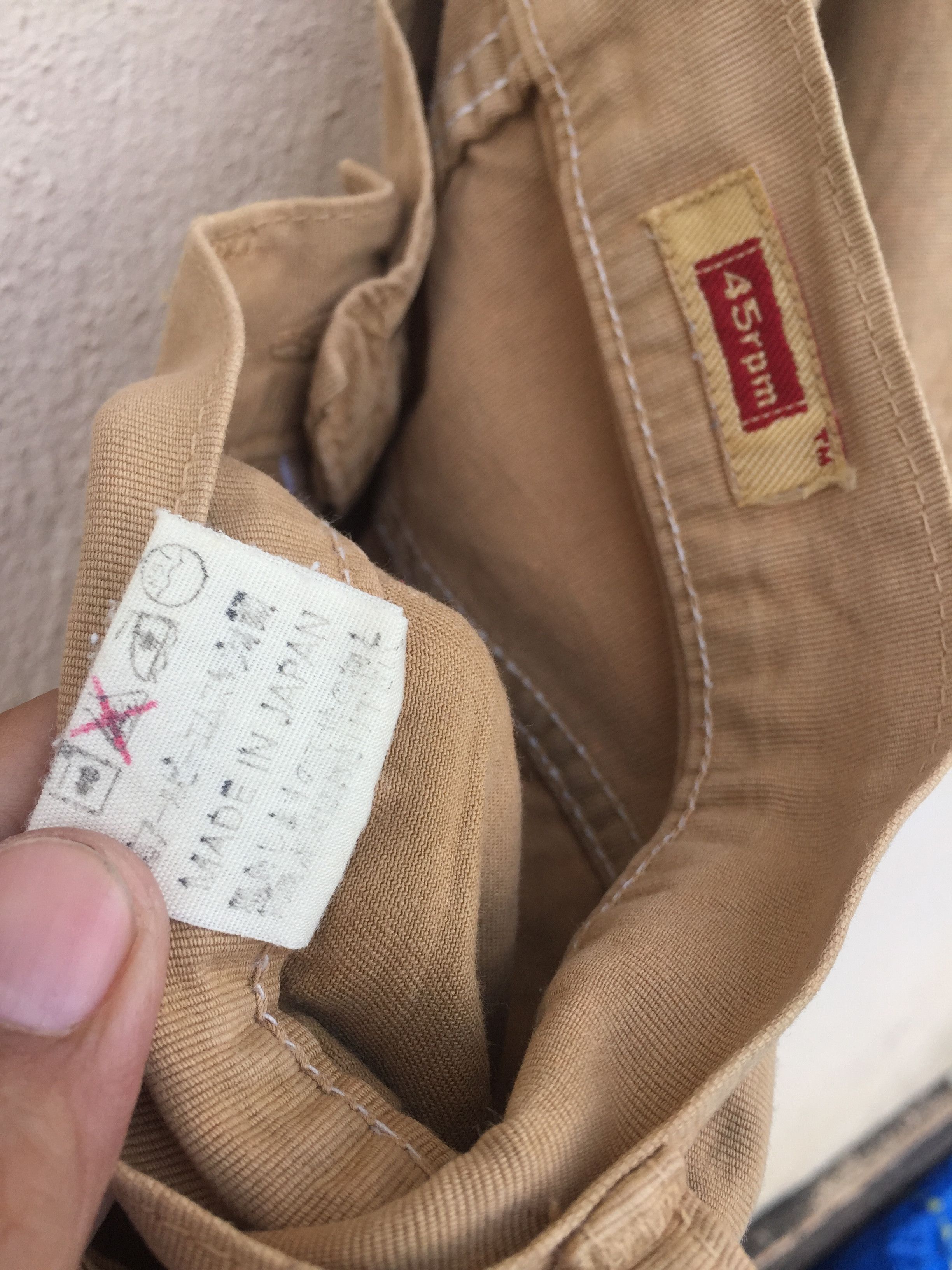 45rpm × Japanese Brand Vintage 45RPM Denim Pant Size US 28 / EU 44 - 14 Thumbnail