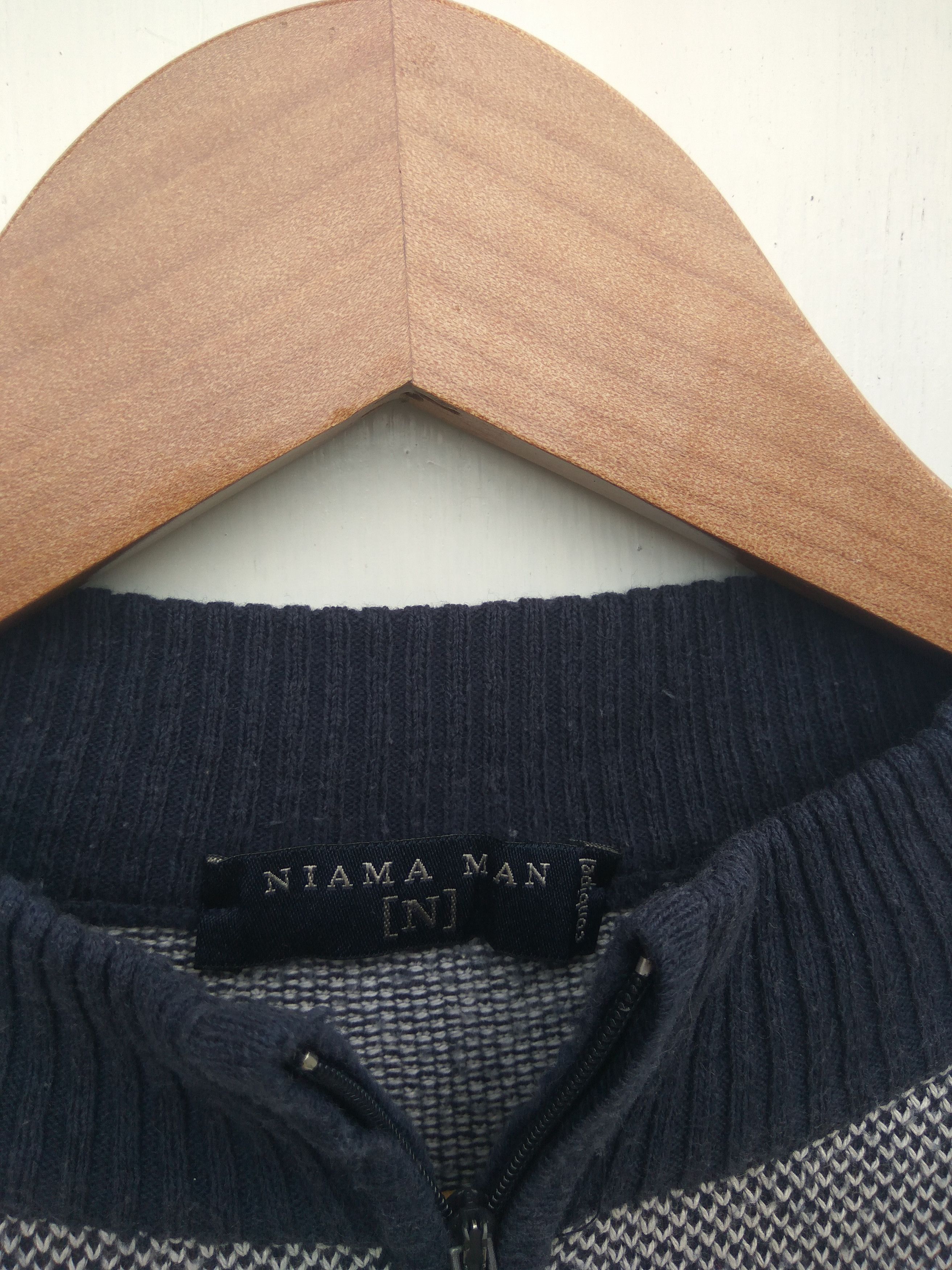 Designer Niama Man sweatshirt made in Italy Size US XL / EU 56 / 4 - 4 Thumbnail