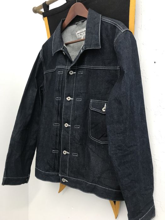 Knickerbocker Mfg Co New Pleated Type 1 Denim Jacket Selvedge Cone