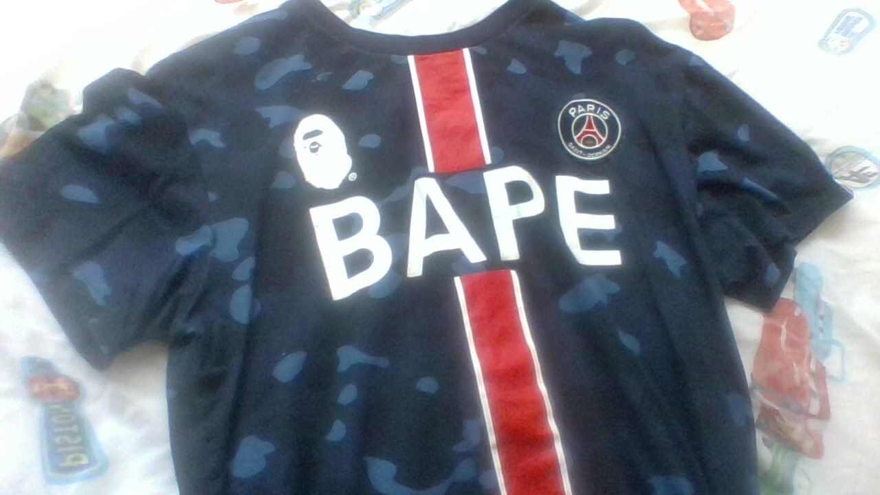 Bape PSG Tee | Grailed