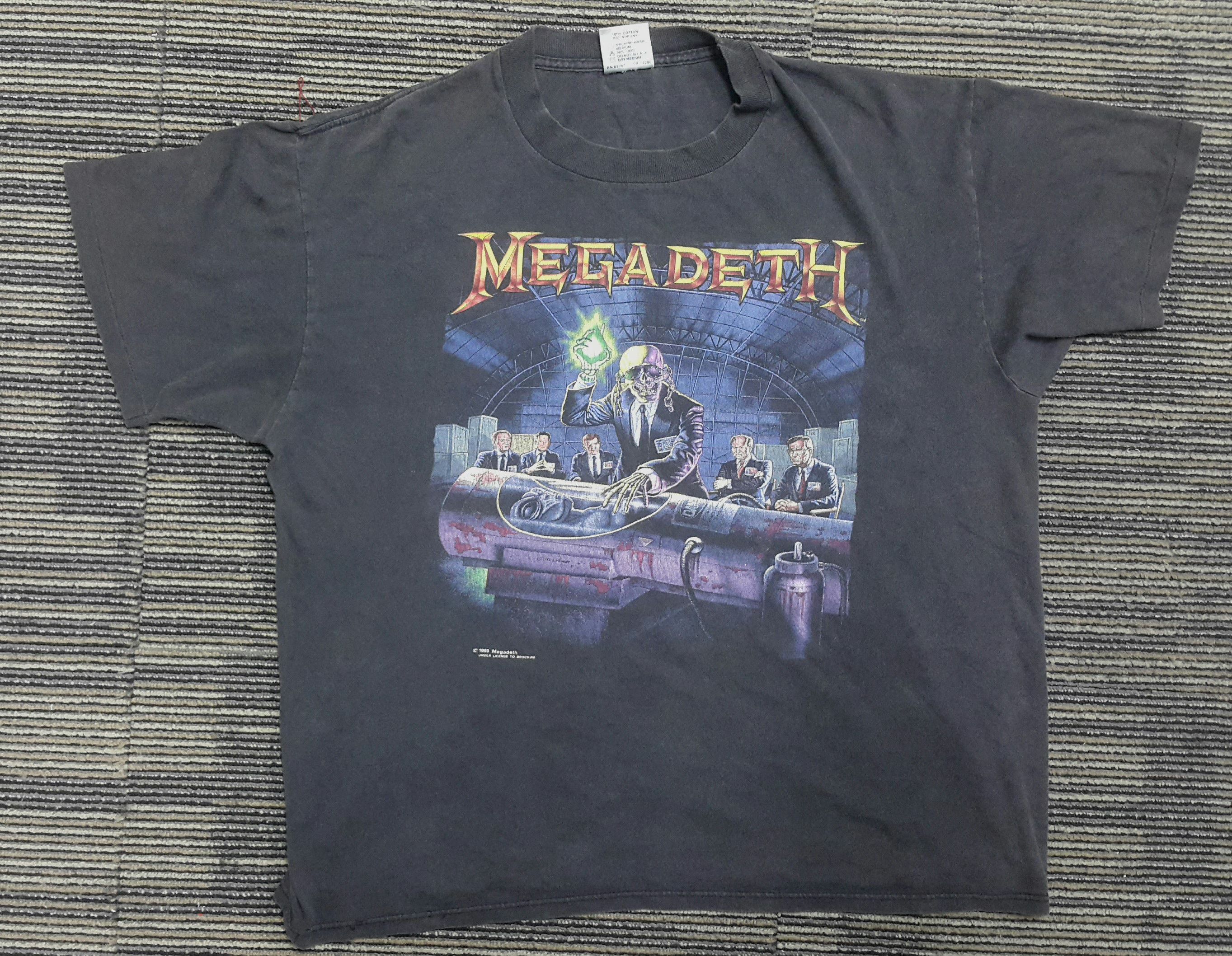 Brockum × Megadeth × Vintage Vintage 1990 Megadeth Rust In Peace