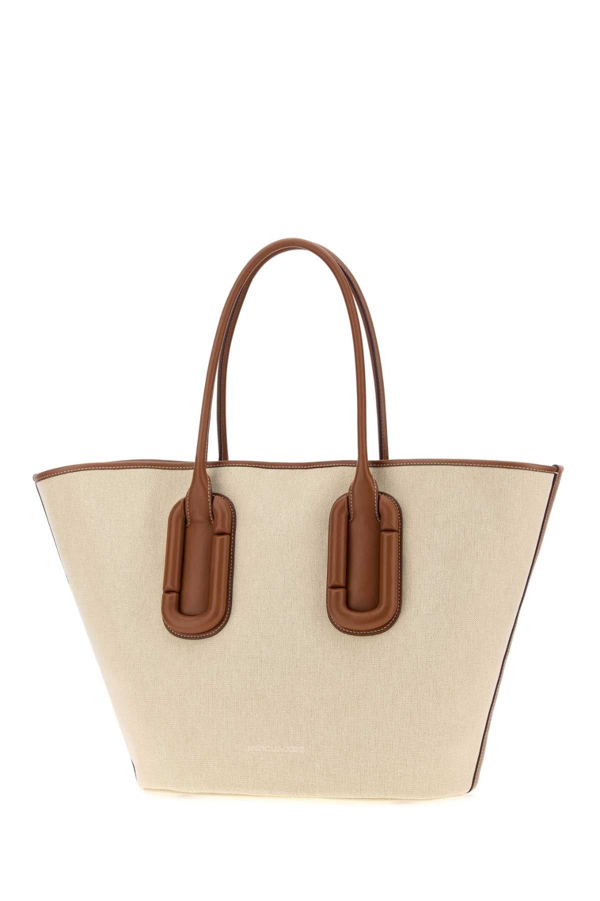 Marc Jacobs Sand Canvas Large Babe Shopping Bag Size ONE SIZE - 2 Thumbnail